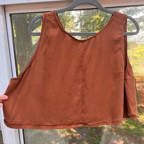 Connally Goods Connally McDougall Rust Colored Cotton Pants & Tank Top Size 3X - Picture 10 of 13
